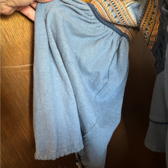 Free People Blouse Snow Kisses With Embroidery Size M - Picture 5 of 13